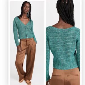 Vince Womens Marled Cardigan Med NWT $395